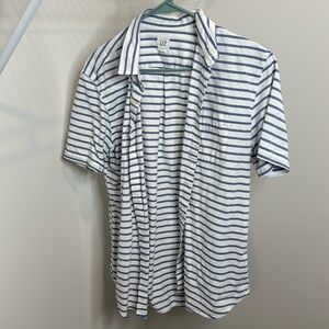 Gap Short Sleeve Striped Shirt
